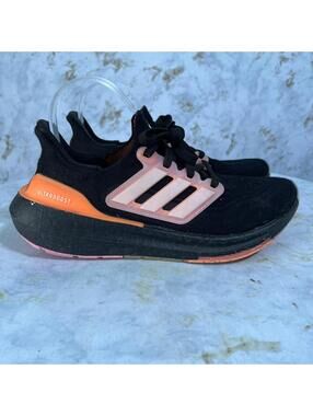 Adidas Ultraboost Light Women's Size 7.5 Running Shoes Black Athletic Sneakers